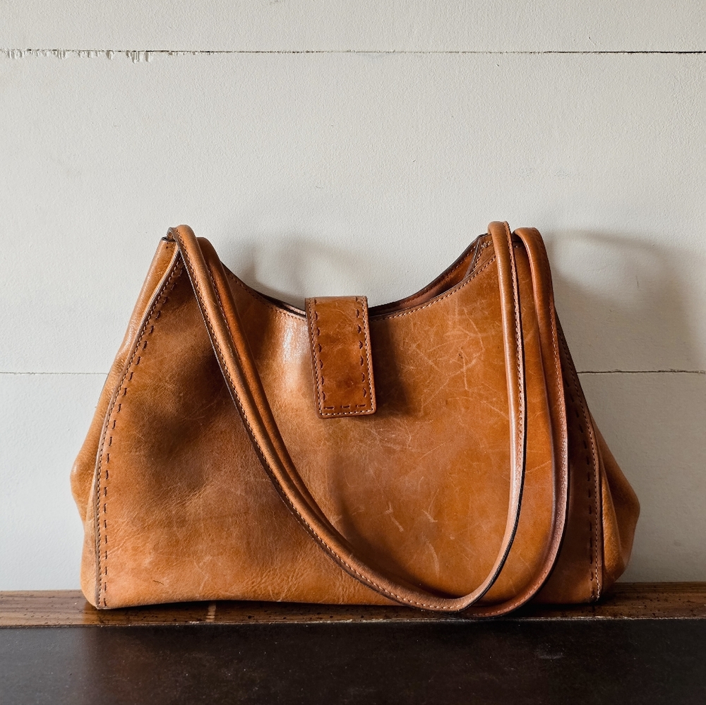 Vintage Tan Fossil Purse